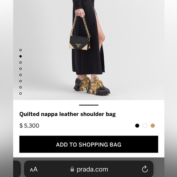 Prada Leather Shoulder Bag - Picture 8 of 8